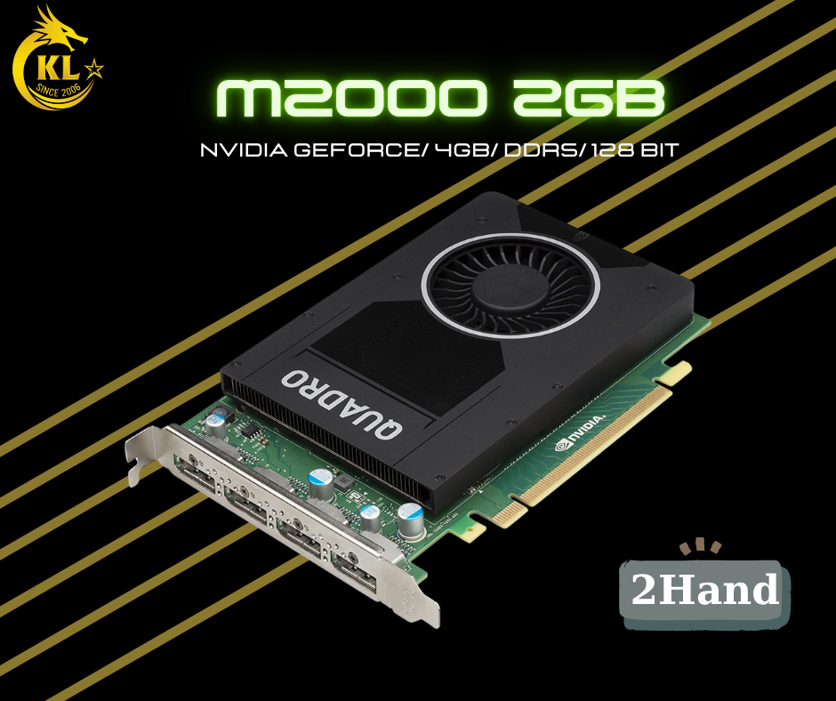 Card màn hình Quadro M2000 (NVIDIA Geforce/ 4Gb/ DDR5/ 128 Bit)